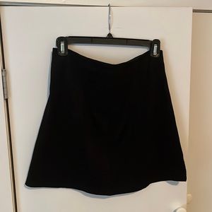 Black Suede Skirt
